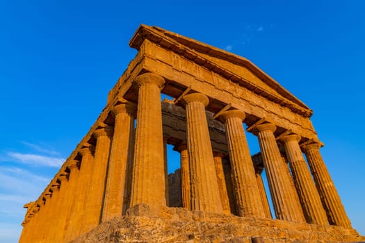 Temple of Concordia in Agrigento in Sicily, Italy