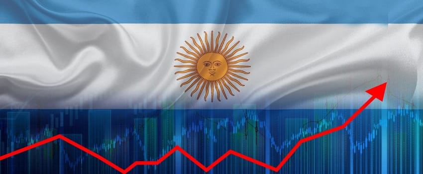 Rise of the Argentine economy in the graph. Graph of recovery of the Argentine economy