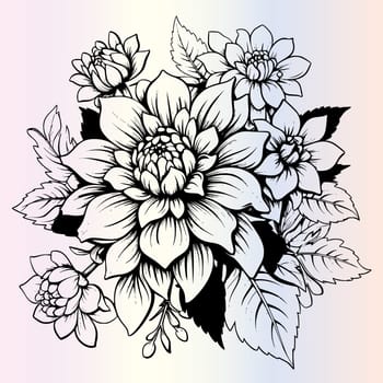 Flower Coloring Pages Drawing For Kids