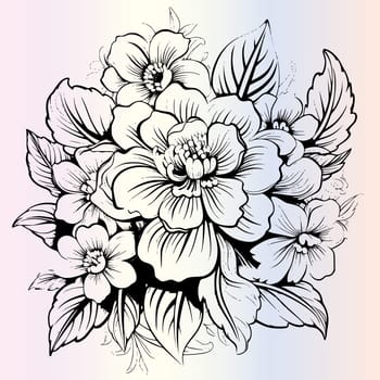 Flower Coloring Pages Drawing For Kids