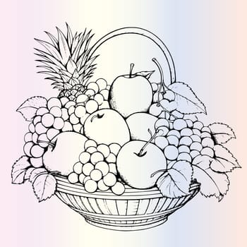 Fruits  Coloring Pages for Kids