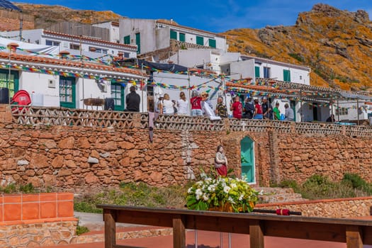 Berlenga island, Portugal: June 22, 2024: Festival in Honor of Saint John the Baptist, in Berlenga island, Peniche. Portugal