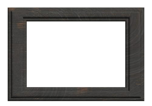 Blank wall hanging square wooden picture and photo frame