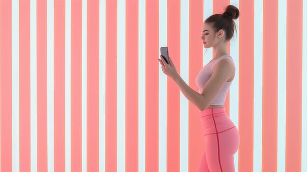 Young fitness trainer, female athlete in gym.  Sporty workout concept.
