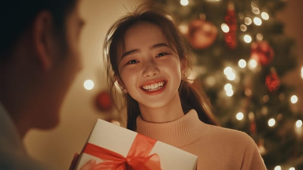 Women receive gifts on New Year's Day and Christmas.