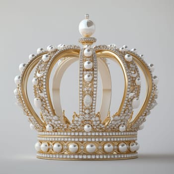Crown Isolated on a White Background