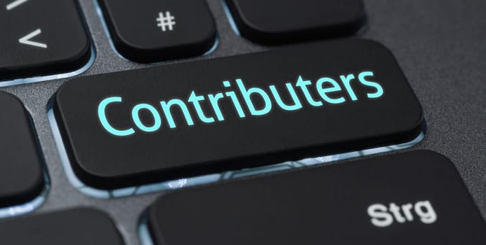 Illuminated keyboard with a labeled key - Contributers