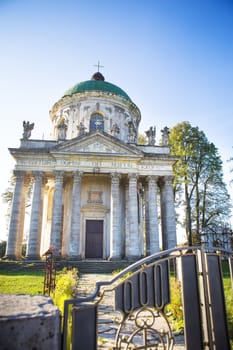 Cathedral at Pidhirtsi, Pidhirtsi Castle near Lviv.