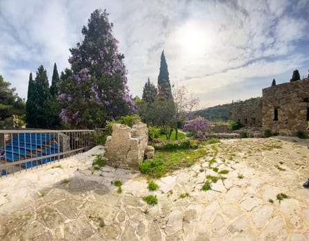 Ruins of fortress in Stary Grad , Bar, Montenegro.