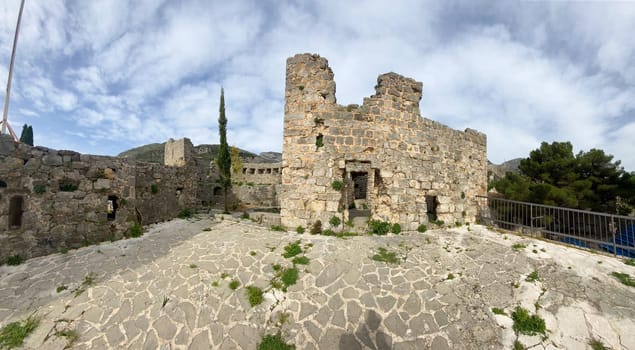 Ruins of fortress in Stary Grad , Bar, Montenegro.