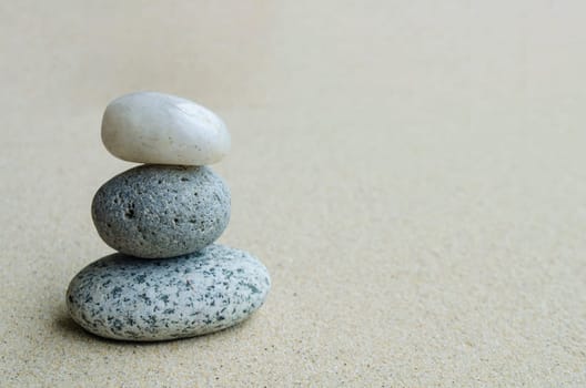 Stones with customizable space for text or ideas