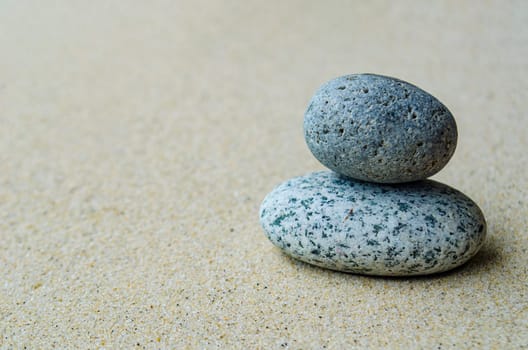 Stones with customizable space for text or ideas. Copy space concept.