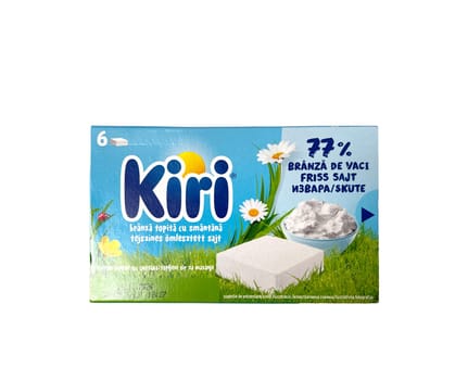 Kiri natural processed cheese with cream