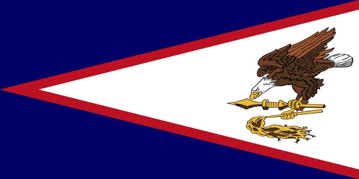 An American Samoa flag background illustration
