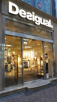 Budapest, Hungary - September 15, 2024: Desigual store . Desigual is a Barcelona-based Spanish apparel brand.