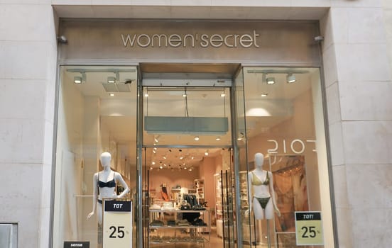 Nice, France - September 22, 2024: Women Secret store. This brand is subsidiary of Tendam, formerly The Cortefiel Group is one of Europe's leading fashion retailers
