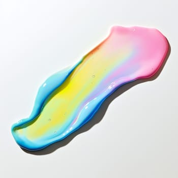 Black color drop, ink, liquid, stain, smudge, swatch, cream, and wax isolated on a white background.