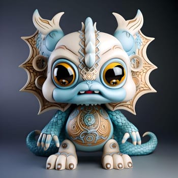 These stock photos feature adorable, vinyl baby dragon figurines designed with vibrant colors and playful details. Each dragon has a cute, chibi-style appearance, characterized by large expressive eyes, small wings, and stylized body patterns, showcasing intricate craftsmanship. The dragons vary in colors such as black, green, blue, and red, with some having glossy finishes and others with subtle texture patterns. These high-quality, collectible figures are set against simple or natural backgrounds, making them perfect for themes related to fantasy, toys, collectibles, or whimsical characters in children's products and creative design projects.