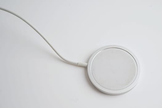 Wireless charger, magnetic charging modern equipment of mobile phone.