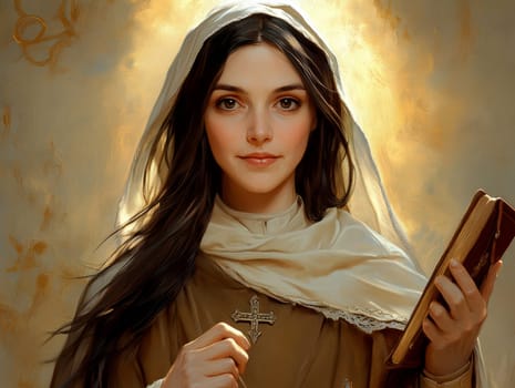 Saint Teresa of Avila Ai generative.