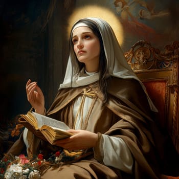 Saint Teresa of Avila Ai generative.