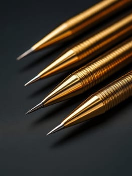 darts flying towards a circle. AI generative.