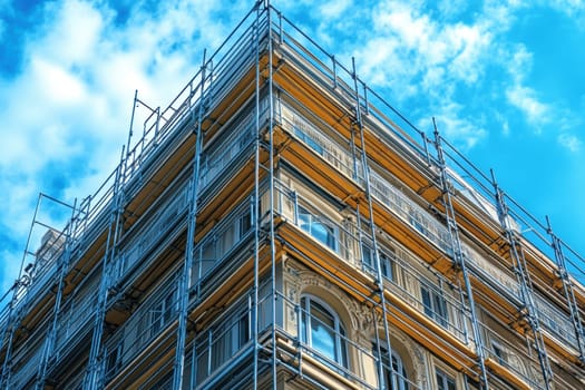 System scaffolding products . AI generative.
