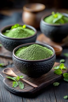 powdered green tea extract --chaos 20 --ar 2:3 --style raw --stylize 300 --v 6.1 Job ID: 5510b285-f212-4a82-9b59-d07564ea4e50