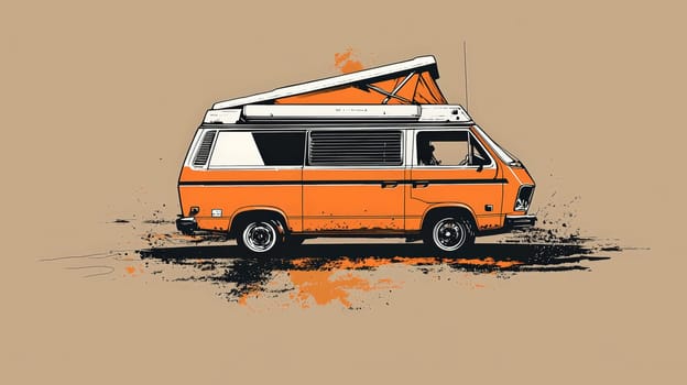 This captivating t-shirt design features a vibrant and adventurous illustration tailored for vanlife enthusiasts. The portrait format showcases a stunning landscape of mountains and forests, capturing the essence of freedom on the open road. Accompanying the artwork is a striking slogan that inspires adventure and exploration, making it the perfect apparel for those who live to travel and embrace the nomadic lifestyle. The design blends creativity with a sense of community, appealing to everyone who cherishes life on the move.