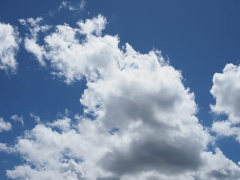 blue sky with clouds useful as a background