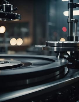 A manufacturing facility showcases advanced milling processes with a machine tool creating intricate parts, emphasizing engineering precision and efficiency. Generative AI.