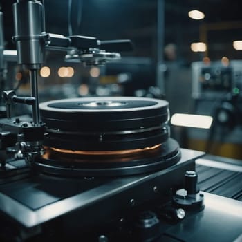 Precision milling machines are active in state-of-the-art manufacturing plant, working on components with high efficiency and accuracy. Modern factory workshop for continuous production. Generated AI.