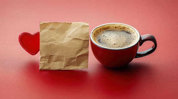 People who show their affection with a small but meaningful gesture, such as a surprise coffee or a handwritten note. AI generative.