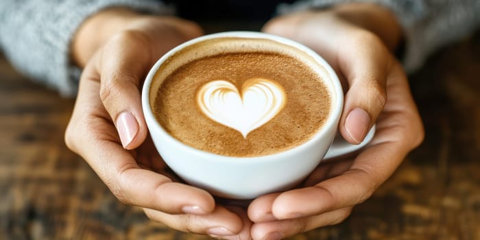 People who show their affection with a small but meaningful gesture, such as a surprise coffee or a handwritten note. AI generative.
