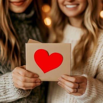 People who show their affection with a small but meaningful gesture, such as a surprise coffee or a handwritten note. AI generative.