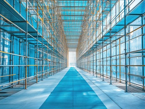 System scaffolding products . AI generative.
