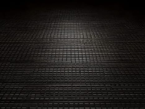Black steel iron grid background
