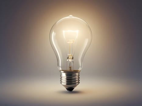 Closeup of the light lamp bulbs