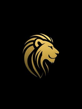 Cool Majestic Wild Lion Icon Logo Symbol