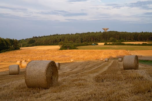 Panoramic image of beautiful landscape close to Mechernich, Eifel, North Rhine Westphalia, Germany
