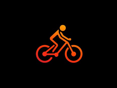 Cycling Icon Bicycle Logo Bike Symbol