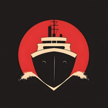 Awesome Sailing Ship Icon Sail Boat Logo Symbol