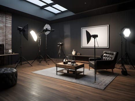 Interior of the photo studio