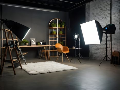 Interior of the photo studio