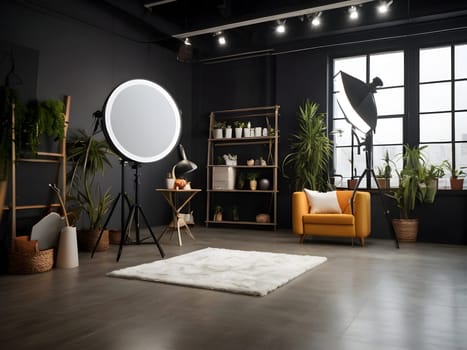 Interior of the photo studio