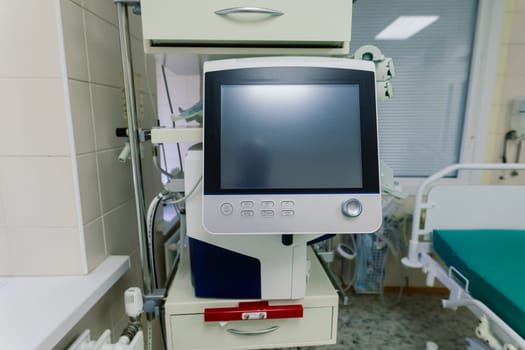 Interior view of empty operating room with new interior and equipment