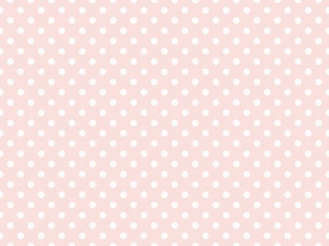 texturised white colour polka dots pattern over misty rose off white useful as a background
