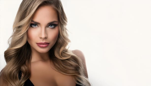 gorgeous young woman portrait, AI generated image