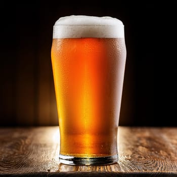 pint of beer in a pub, AI generated image