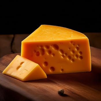 british cheddar cheese food, AI generated image